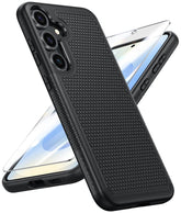 FNTCASE For Samsung Galaxy S25+/ S24+ 6.7 inch Shock Protection Cell Phone Case Sturdy Cover with Non-Slip Texture